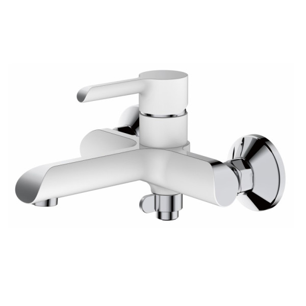 Смеситель для ванны Haiba HB60805-8, белый. Фото 1