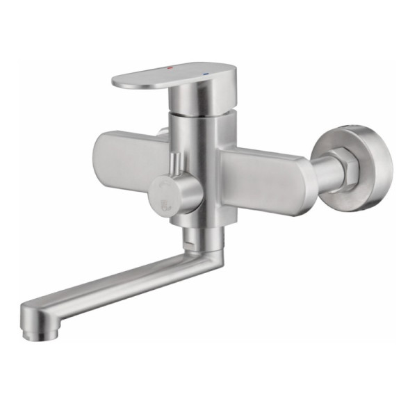 Смеситель для ванны Haiba HB60806, сталь. Фото 1