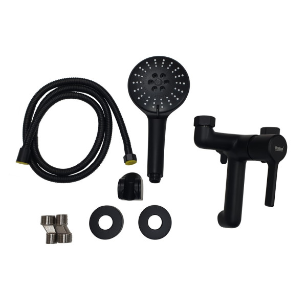 Смеситель для ванны Haiba HB60814-7, черный. Фото 11