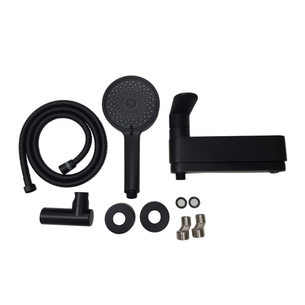 Смеситель для ванны Haiba HB61590-7, черный. Фото 9