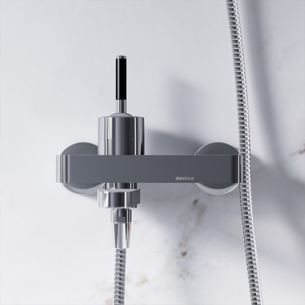 Смеситель для ванны и душа, c поворотным изливом. Фото 2