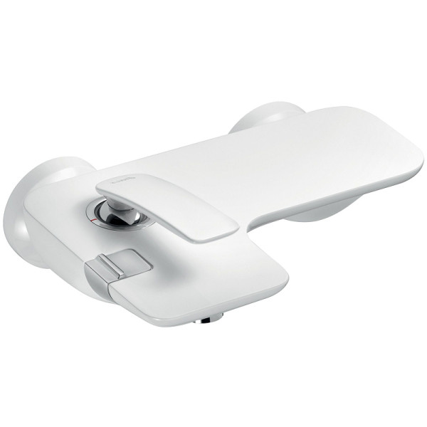 Смеситель для ванны и душа KLUDI BALANCE однорычажный, белый/хром (524459175). Фото 1