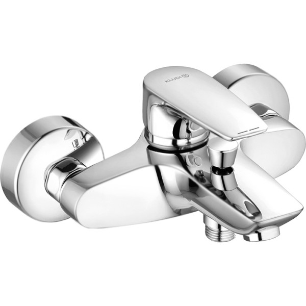 Смеситель для ванны и душа KLUDI PURE&SOLID однорычажный, хром (346810575). Фото 1