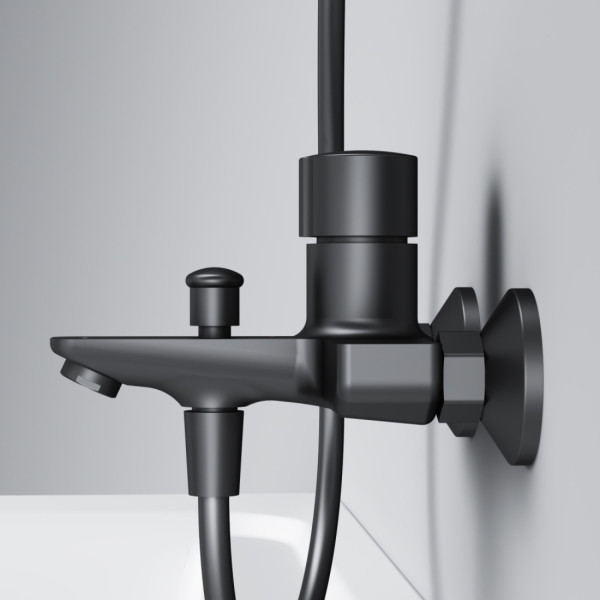 Смеситель для ванны и душа, нажимной TouchReel. Фото 5