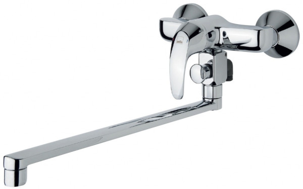 Смеситель для ванны и душа OrasPolara, поворотный излив, хром (1446Y). Фото 1