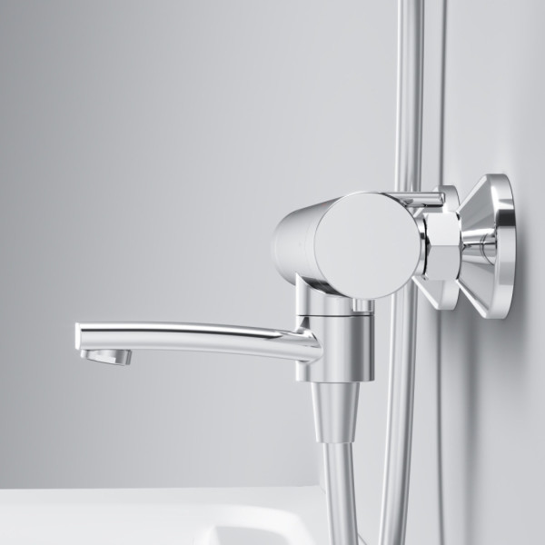 Смеситель для ванны и душа с термостатом. Фото 5