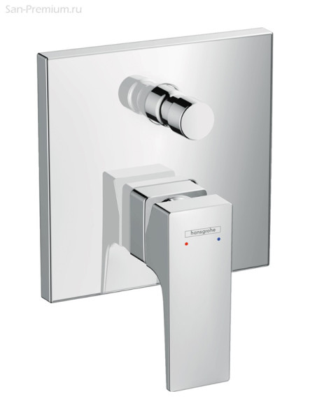 Смеситель для ванны Metropol, однорычажный, с рычаговой рукояткой, хром Hansgrohe 32546000. Фото 1