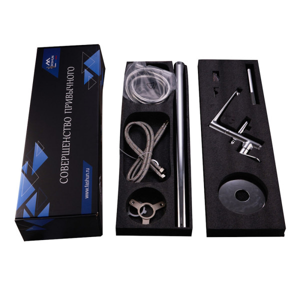 Смеситель для ванны напольный FASHUN A3085, хром. Фото 3