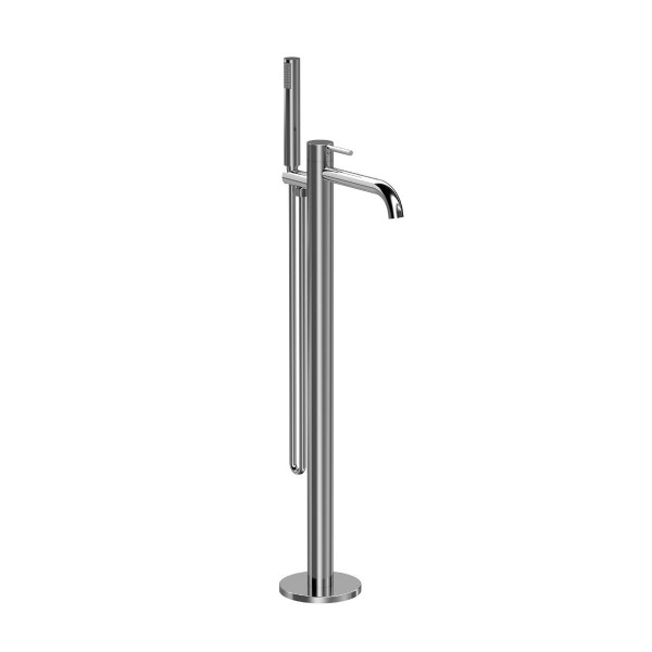 Смеситель для ванны напольный Raiber RP-010, хром. Фото 1