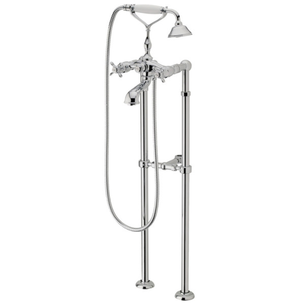 Смеситель для ванны напольный Webert Ottocento OT720801015, хром. Фото 1