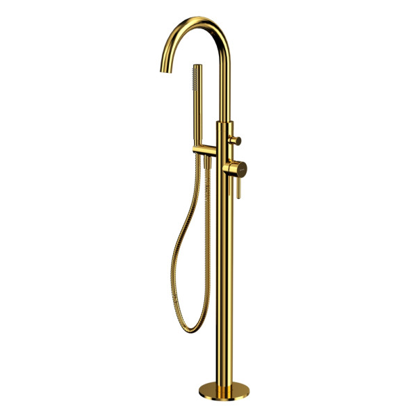 Смеситель для ванны отдельностоящий WHITECROSS Y Y1233GL (золото). Фото 1
