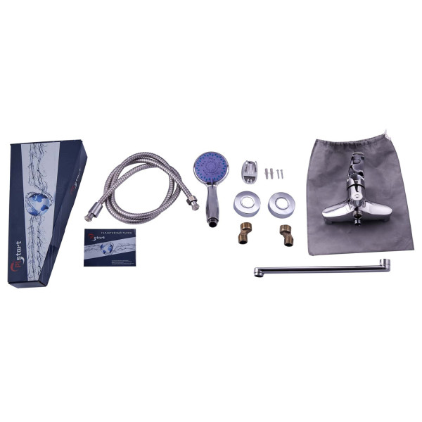 Смеситель для ванны Plstart PD22001, хром. Фото 3