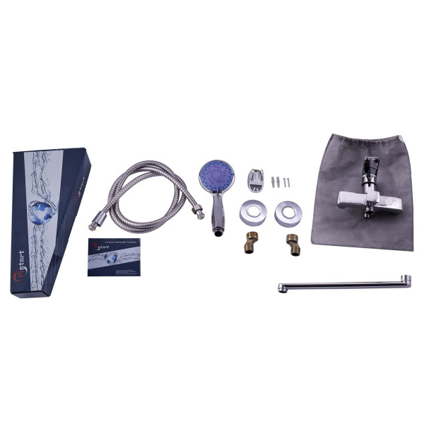 Смеситель для ванны Plstart PD22015, хром. Фото 3