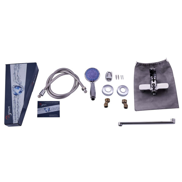 Смеситель для ванны Plstart PD22022, хром. Фото 3