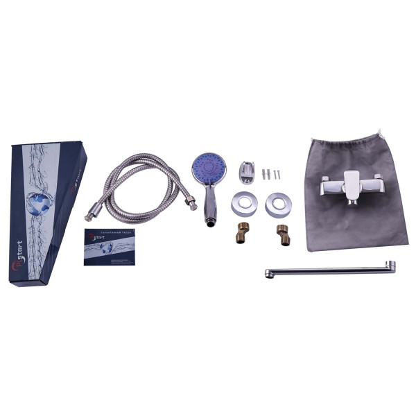 Смеситель для ванны Plstart PD22082, хром. Фото 3