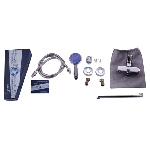 Смеситель для ванны Plstart PD22085, хром. Фото 3