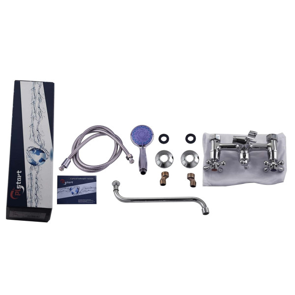 Смеситель для ванны Plstart PD22308, хром. Фото 3