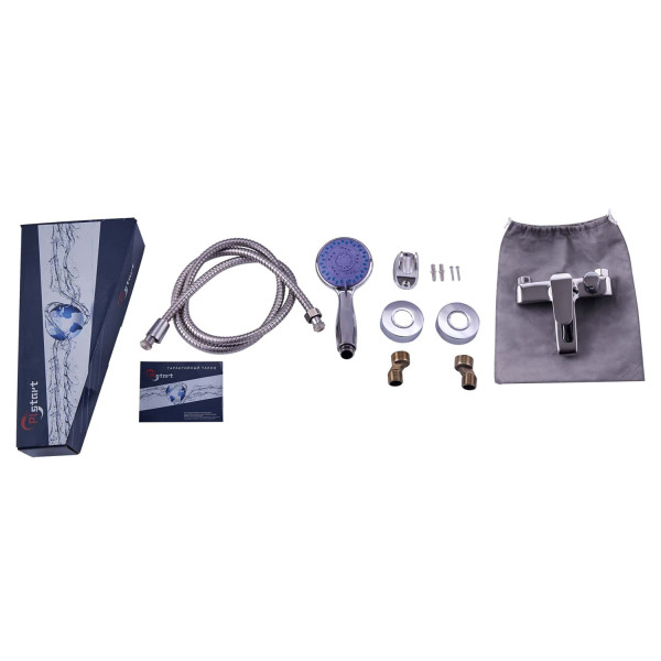 Смеситель для ванны Plstart PD32082, хром. Фото 3