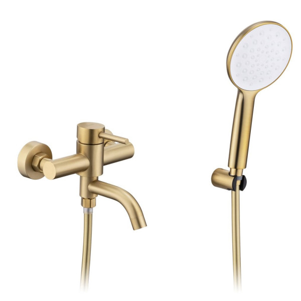 Смеситель для ванны Prohanss P31.30.03, золотой сатин. Фото 1