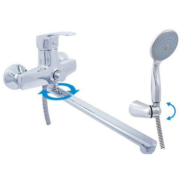 Смеситель для ванны Rav Slezak Kongo K053.5/2. Фото 1