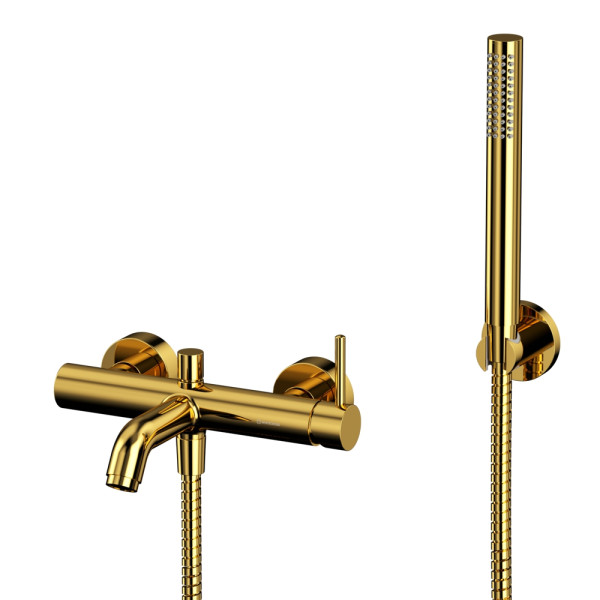 Смеситель для ванны с душевым комплектом WHITECROSS Y Y1231GL (золото). Фото 1
