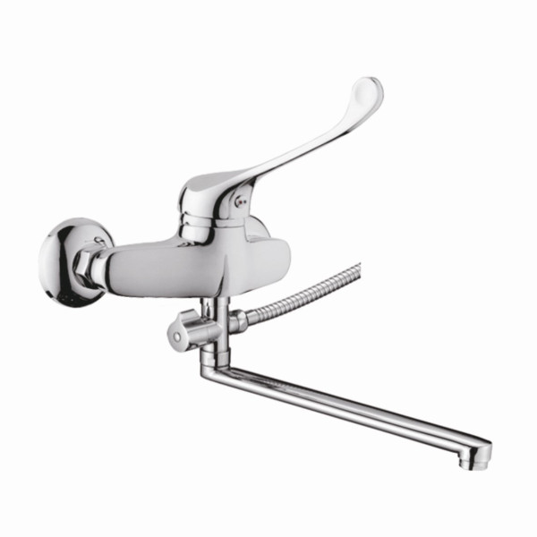 Смеситель для ванны с хирургической ручкой D-Lin D140427, хром. Фото 1
