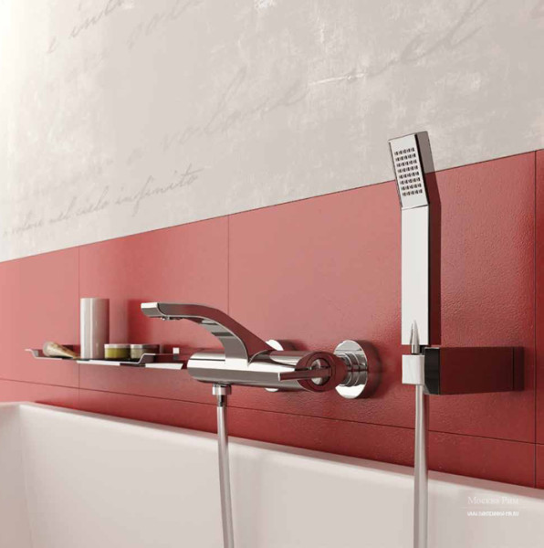 Смеситель для ванны с термостатом Webert Wolo WO980201015, хром. Фото 3