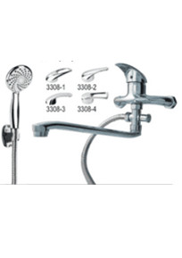 Смеситель для ванны Сантаком StOmega 3308Н. Фото 1