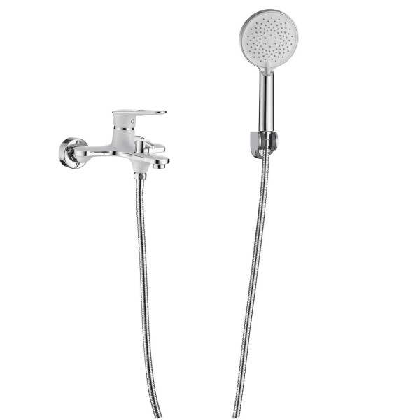 Смеситель для ванны Savol S-600603AW, хром/белый. Фото 1