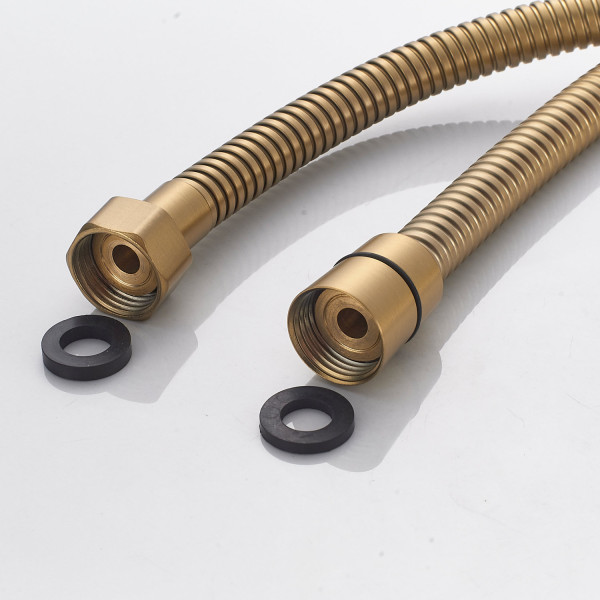 Смеситель для ванны Shevanik S4002G, золотой сатин. Фото 5