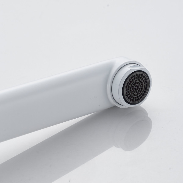 Смеситель для ванны Shevanik S4322C, белый. Фото 4