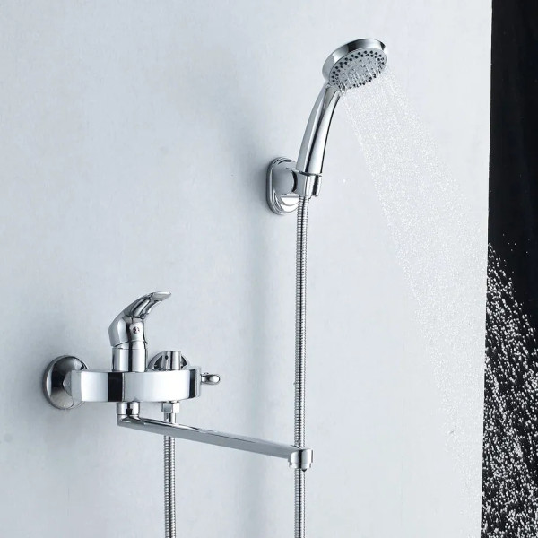 Смеситель для ванны Shevanik S5172, хром. Фото 5