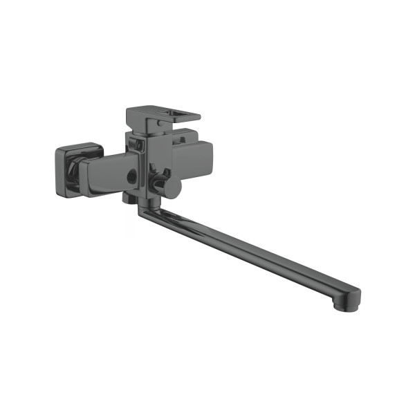 Смеситель для ванны Shevanik S8222T, оружейная сталь. Фото 1