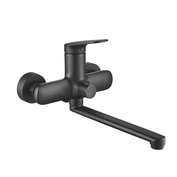 Смеситель для ванны Shevanik S8502H, черный. Фото 1