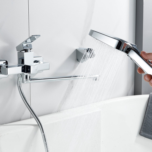 Смеситель для ванны Shevanik S9622, хром. Фото 5