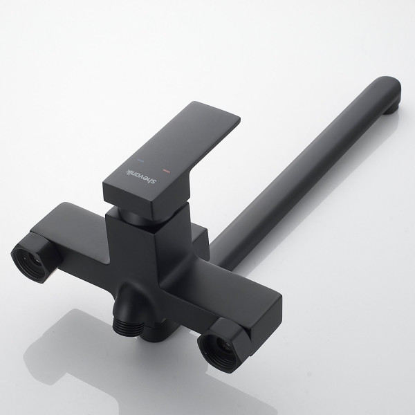 Смеситель для ванны Shevanik S9622H, черный. Фото 3