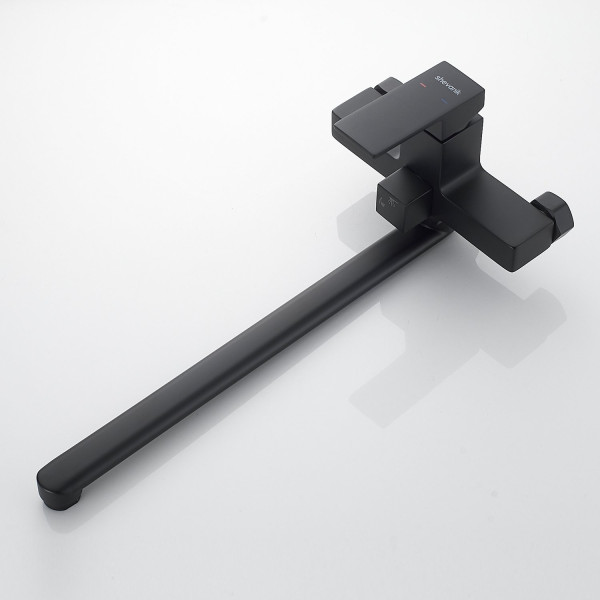 Смеситель для ванны Shevanik S9622H, черный. Фото 4