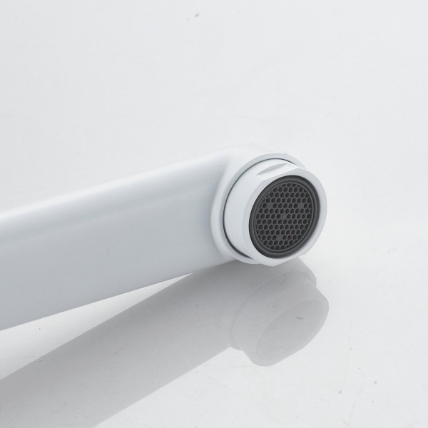 Смеситель для ванны Shevanik S9902C, белый. Фото 4