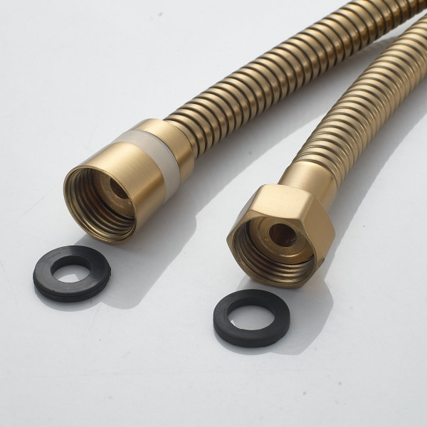 Смеситель для ванны Shevanik S9902G, золотой сатин. Фото 4