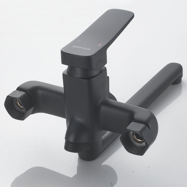 Смеситель для ванны Shevanik S9902H, черный. Фото 5