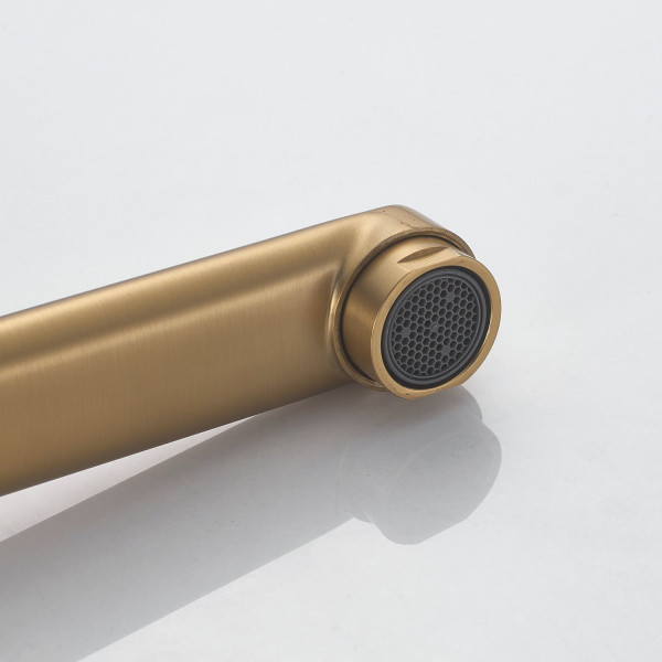 Смеситель для ванны Shevanik S9922G, золотой сатин. Фото 4