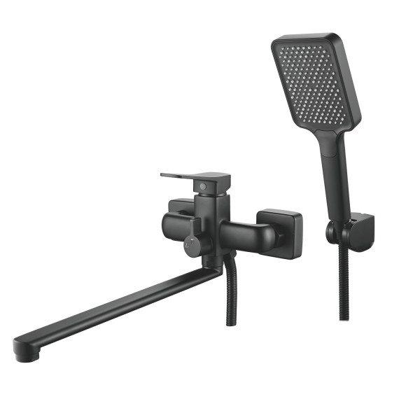 Смеситель для ванны Shevanik S9922H, черный. Фото 1