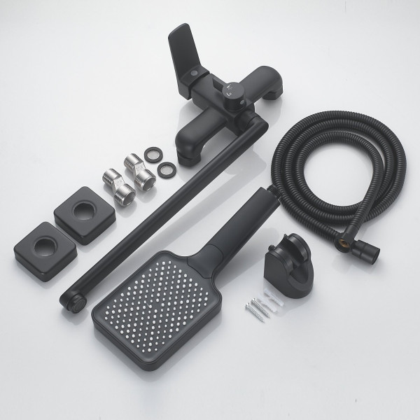 Смеситель для ванны Shevanik S9922H, черный. Фото 3