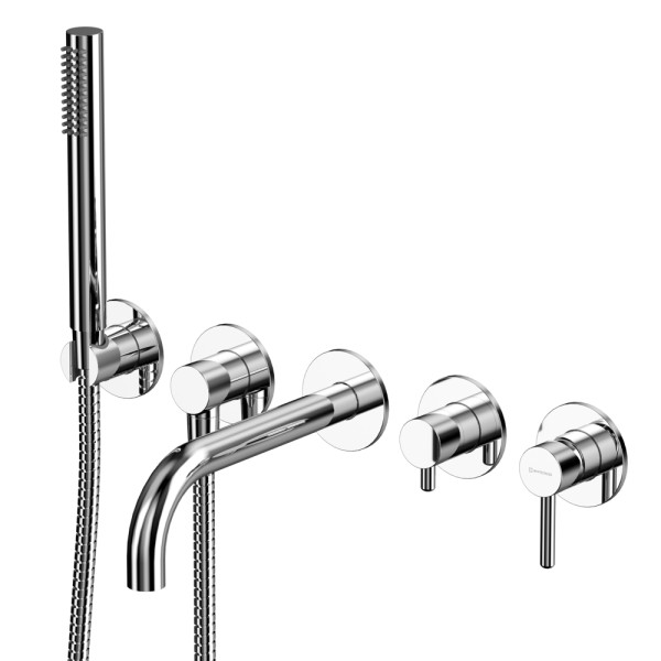 Смеситель для ванны скрытого монтажа WHITECROSS Y Y1240CR (хром). Фото 1