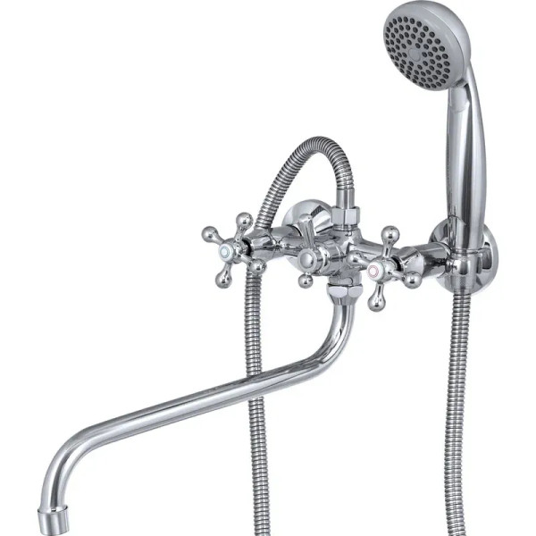 Смеситель для ванны Славен СЛ-ДВ-А31, хром. Фото 3