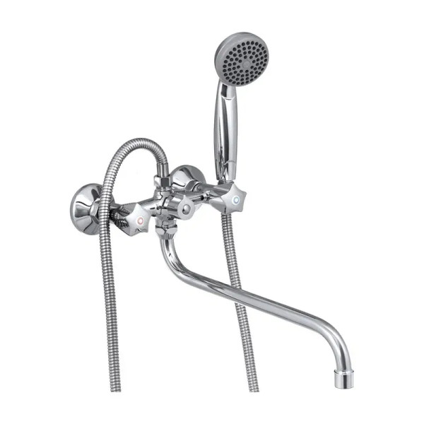 Смеситель для ванны Славен СЛ-ДВ-Е31, хром. Фото 1