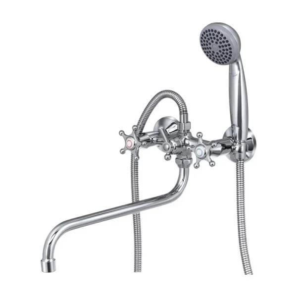 Смеситель для ванны Славен СЛ-ДВ-И31, хром. Фото 3