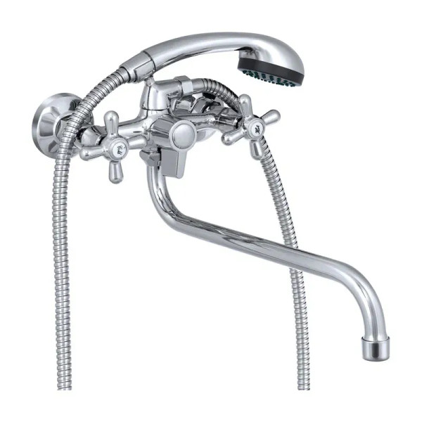 Смеситель для ванны Славен СЛ-ДВ-О31, хром. Фото 1