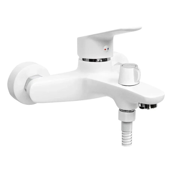 Смеситель для ванны Славен СЛ-ОД-Г3Б, белый. Фото 3