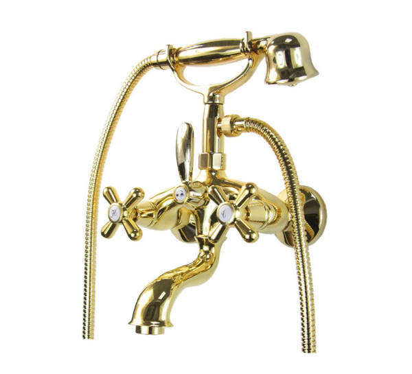 Смеситель для ванны Webert Armony AM720201010(153), золото. Фото 1